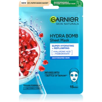 Garnier Textil Masks Hydra Bomb mască textilă hidratantă cu acid hialuronic - imagine 2